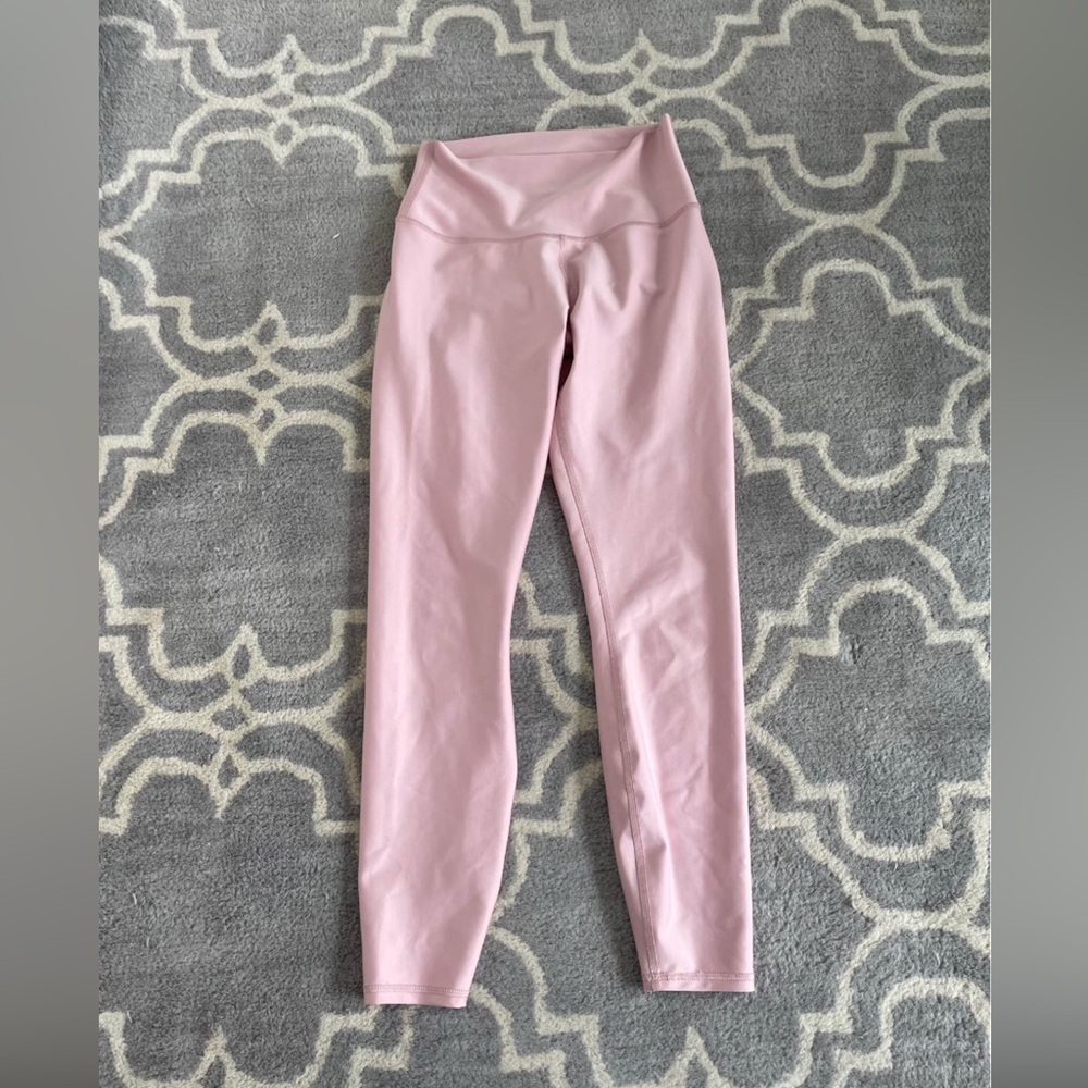 Alo Yoga 7/8 Air Lift Leggings Size S Pink